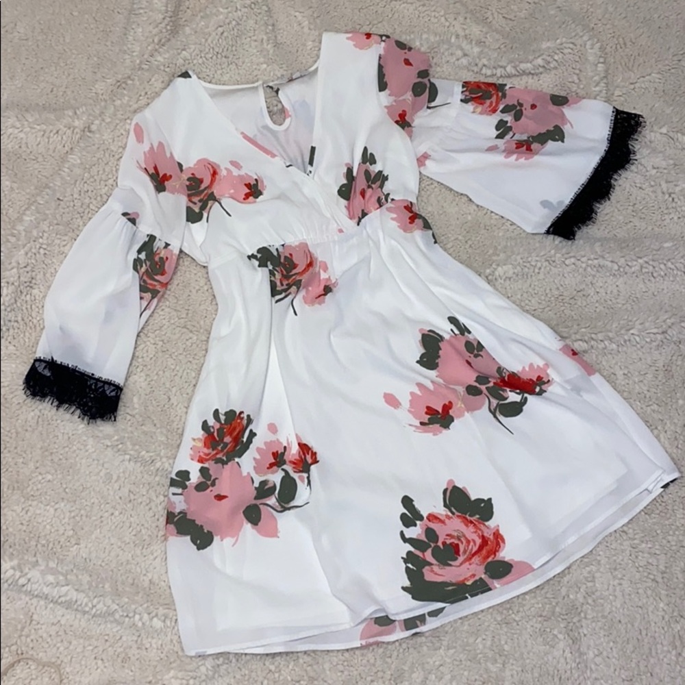 Flirty Vneck Minidress